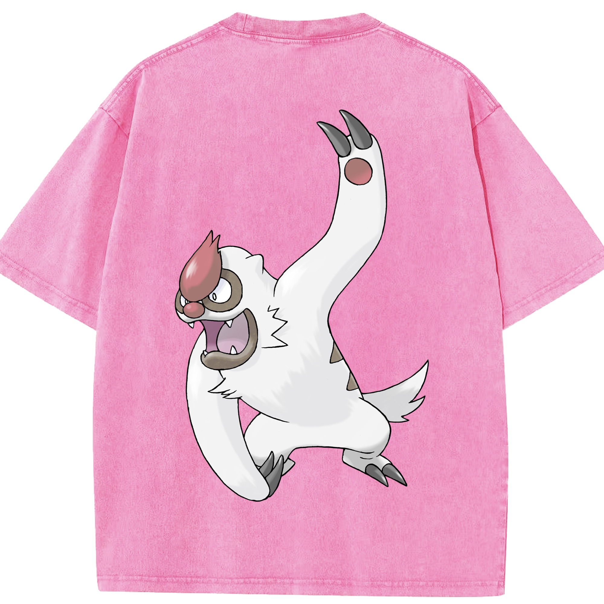 （画像用） ポケットモンスター Pokémon 綿100% ヴィンテージ風 半袖Tシャツ（背面プリント）